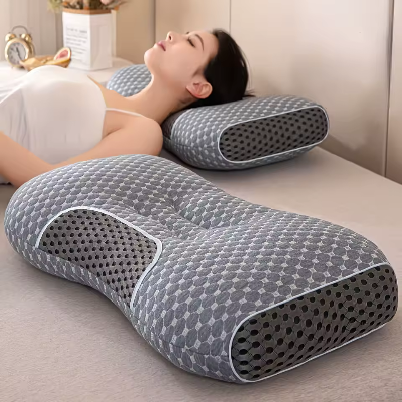 Four Season Usable Bed Pillows, SP Traction Sleep Pillows, Home Sleep Assisted Hard Neck Support Pillows, Bedding Pillow Cores