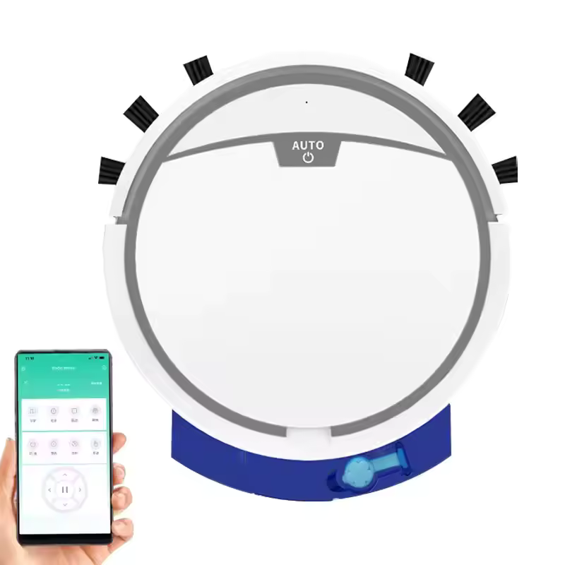 New Wireless Smart Vacuum Cleaner App Control Wet And Dry Floor Sweep 2800PA Suction Super Quiet Mopping Machine Cleaning Robot