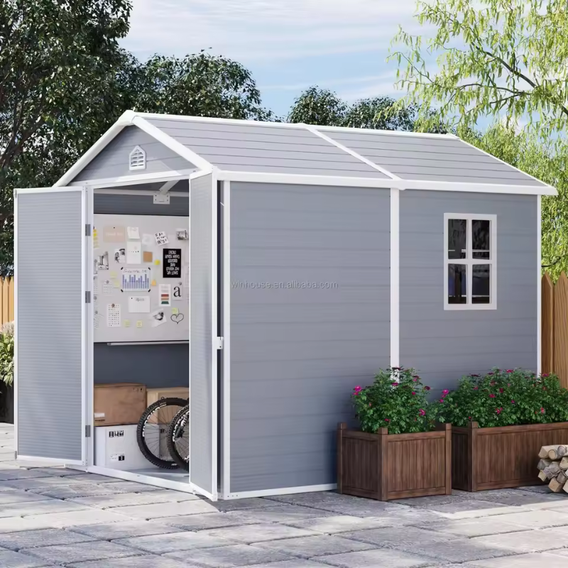 Shed Garden House Storage Tool Shed Outdoor Storage Shed With Door and Lock